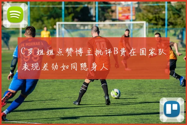 C罗姐姐点赞博主批评B费在国家队表现差劲如同隐身人
